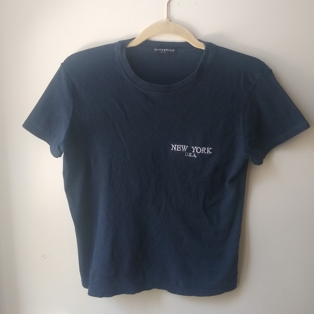Brandy Mellville New York cropped tee